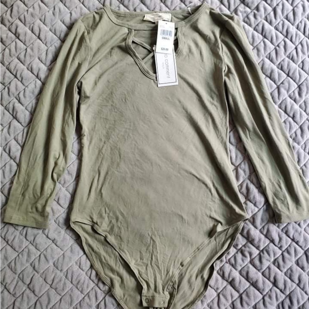Green Long Sleeve Bodysuit
